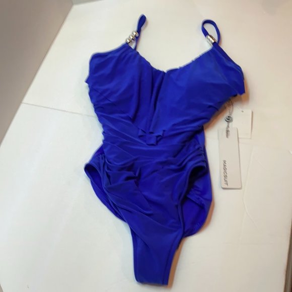 Magicsuit Royal Blue One-Piece Swimsuit - Picture 2 of 4